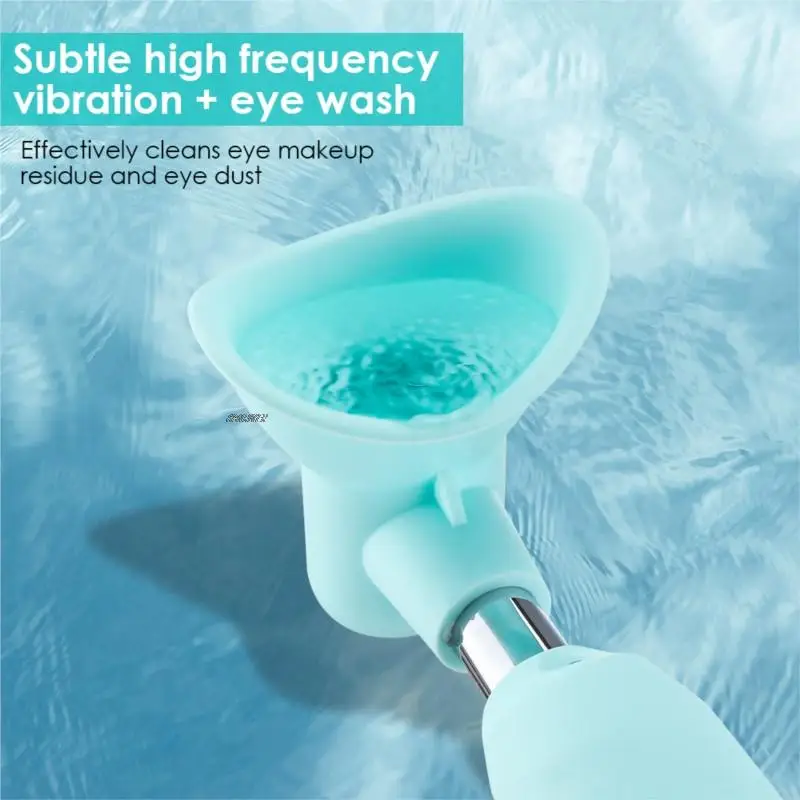 2 in 1 Electric Sonic Eyewash เครื่องนวด Eye Beauty Stick Eye Moisturiz ต่อต้านริ้วรอย Dark Circle Removal Eye Care USB แบบพกพา