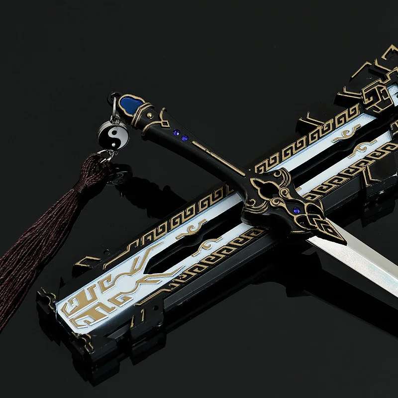 24 cm Chunyang Zwaard Metalen Model Speelgoed De Legende van Zwaardvechter Online III Game Randapparatuur Accessoires Ornamenten Ambachten Collectie