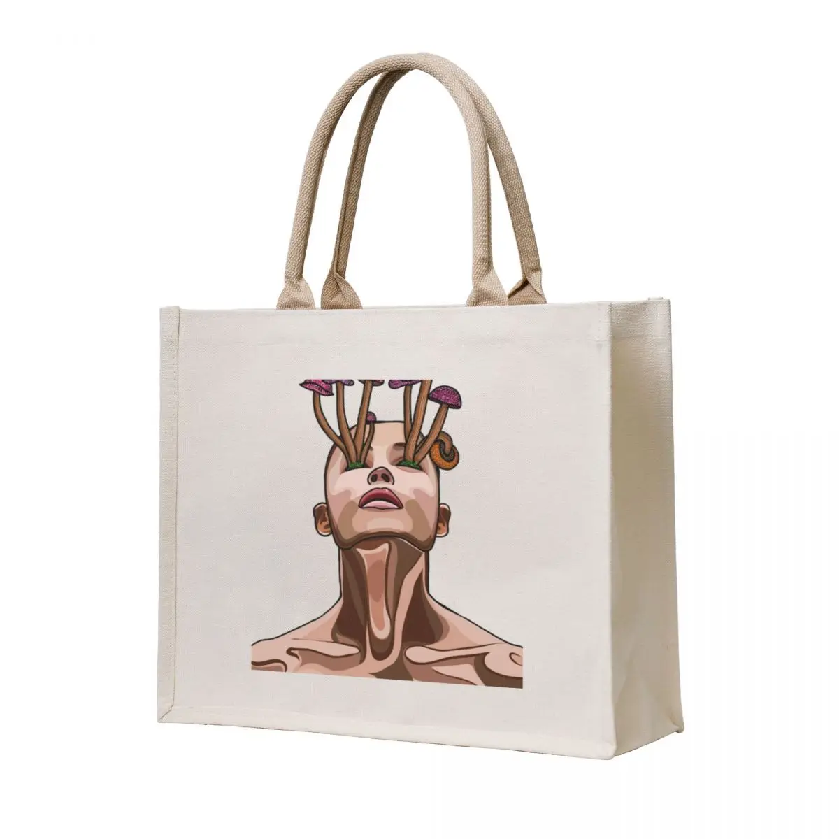 

The Mushroom Man Tote Bag shopping trolley bag Shopper Canvas bag sacs de shopping