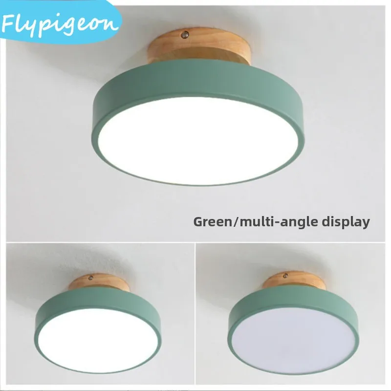 

Nordic Macaron LED Lights Hallway Restaurant Bedroom Study Living Room Bedside Lamp Decor Lighting Fixtures Modern