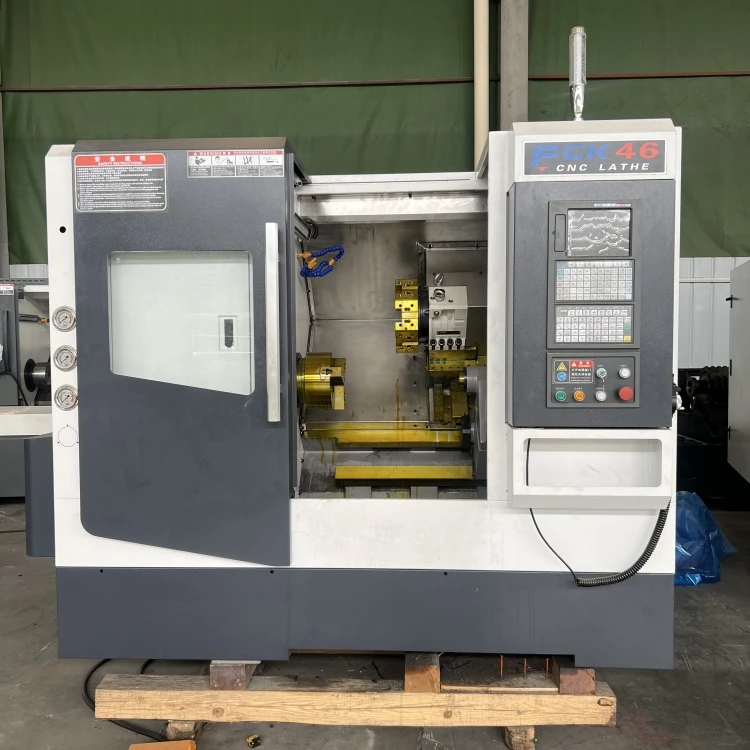 Factory Price High Precision Automatic CNC Lathe TCK50 Slant Bed 220V Fanuc GSK Control System