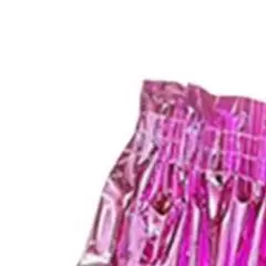 Mini Skirt Rain Skirt Dance Costume Streamer Fringe Half Skirt for Beach Parties Sequin Cheerleading Team Dress for Adults Kids