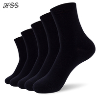 10Pairs/Lot Business Men's Cotton Socks New Style Black Casual Socks Soft Breathable Summer Winter Long Socks Plus Size (7-14)