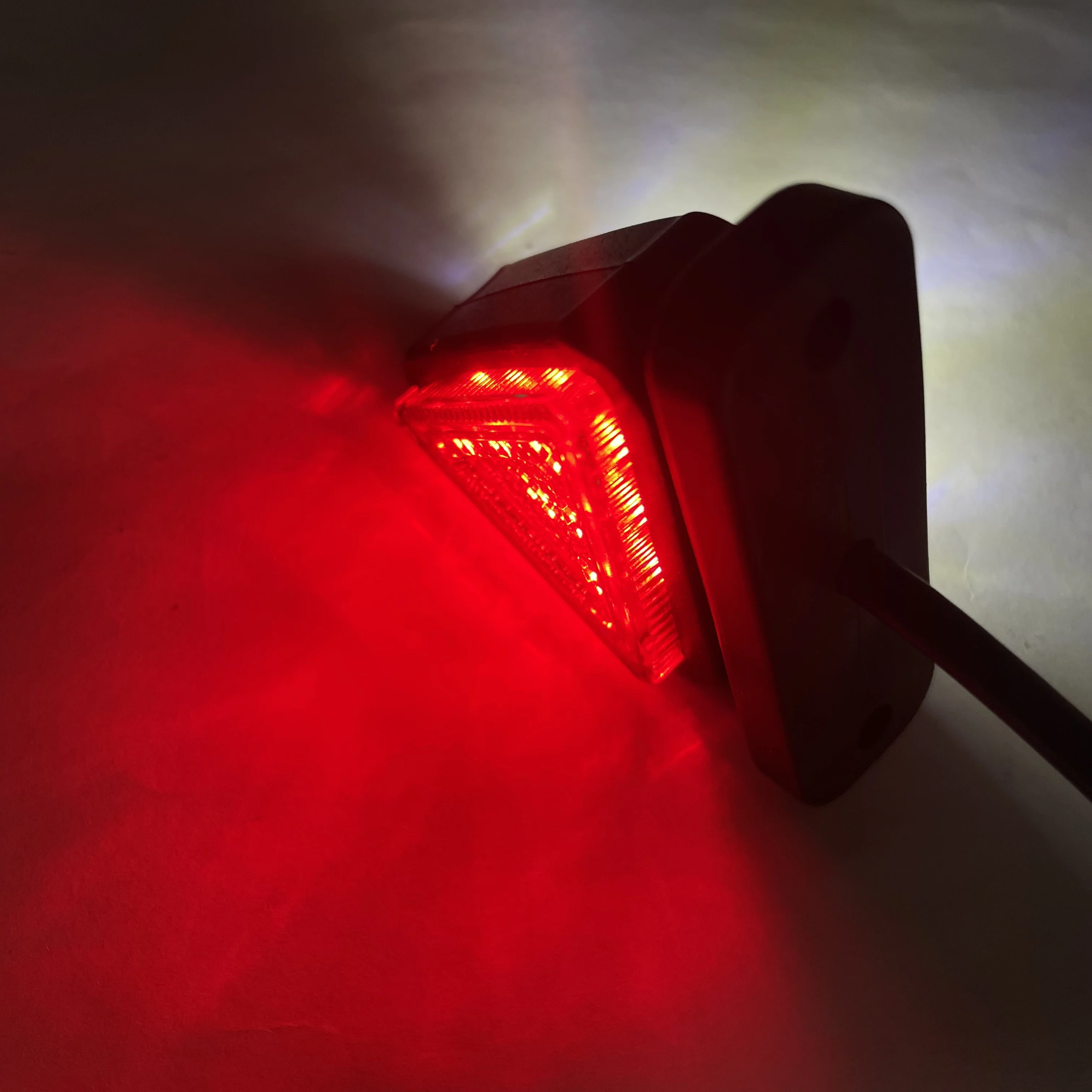 2 pièces feux de position de remorque 12LED indicateur de dégagement de contour pour voiture camion feu de position latéral blanc rouge feu arrière LED