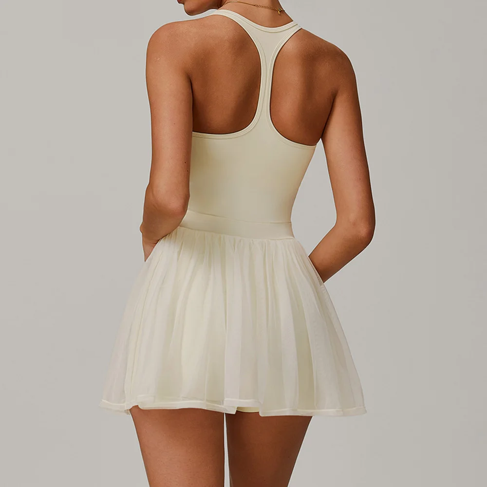 Abito da yoga da donna, danza sportiva, tuta, gonna, tuta da yoga, traspirante, ad asciugatura rapida, abbigliamento da yoga, palestra da donna, allenamento push up