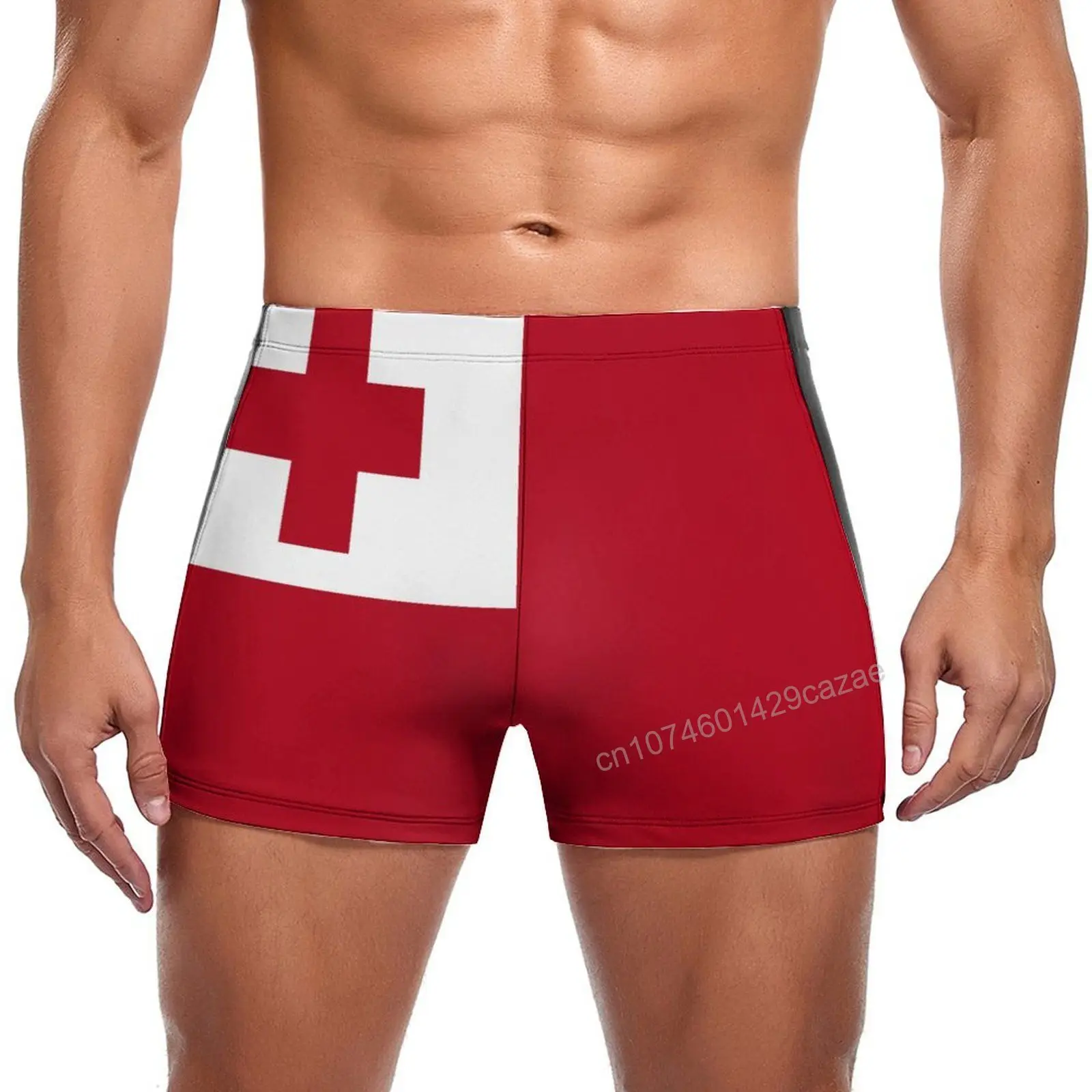 Swimming Trunks Tonga Flag Quick Dry Shorts For Men Swim Beach Short Summer Gift