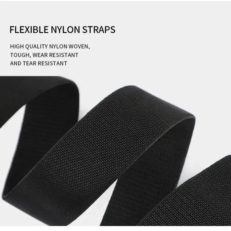 DulBelt-Ceinture artificiel astique à Dégagement Rapide pour Homme, Structure Magnétique, Nylon Décontracté, Outillage, Entraînement, FjBelt