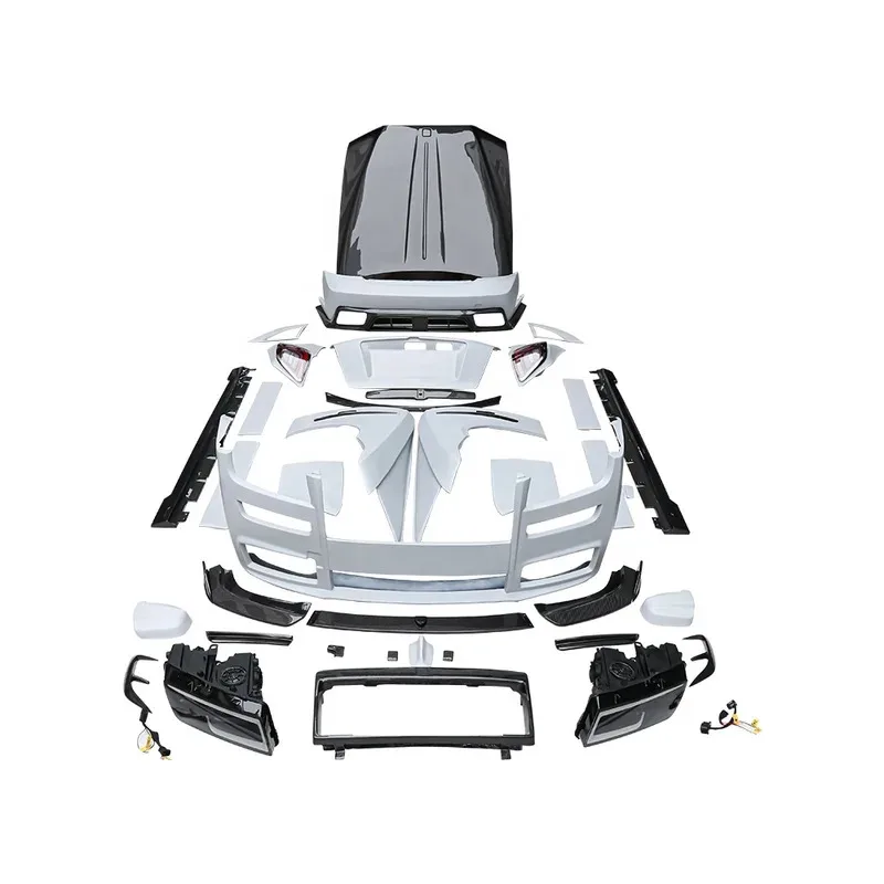 المصد الأمامي شبكات الإطار سيارة درابزين الجانب الخلفي فتحات طقم الجسم ل شبح تجميل 4Th Gen MSY Bodykit #1