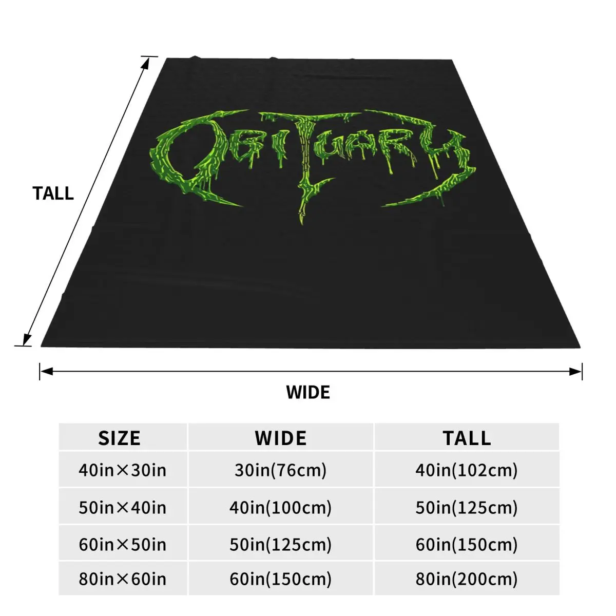 Obituary Death Metal Rock Band Music Blankets Flannel Sofa Throw Blanket Super Soft for Couch Bedding Throws Bedspread Quilt