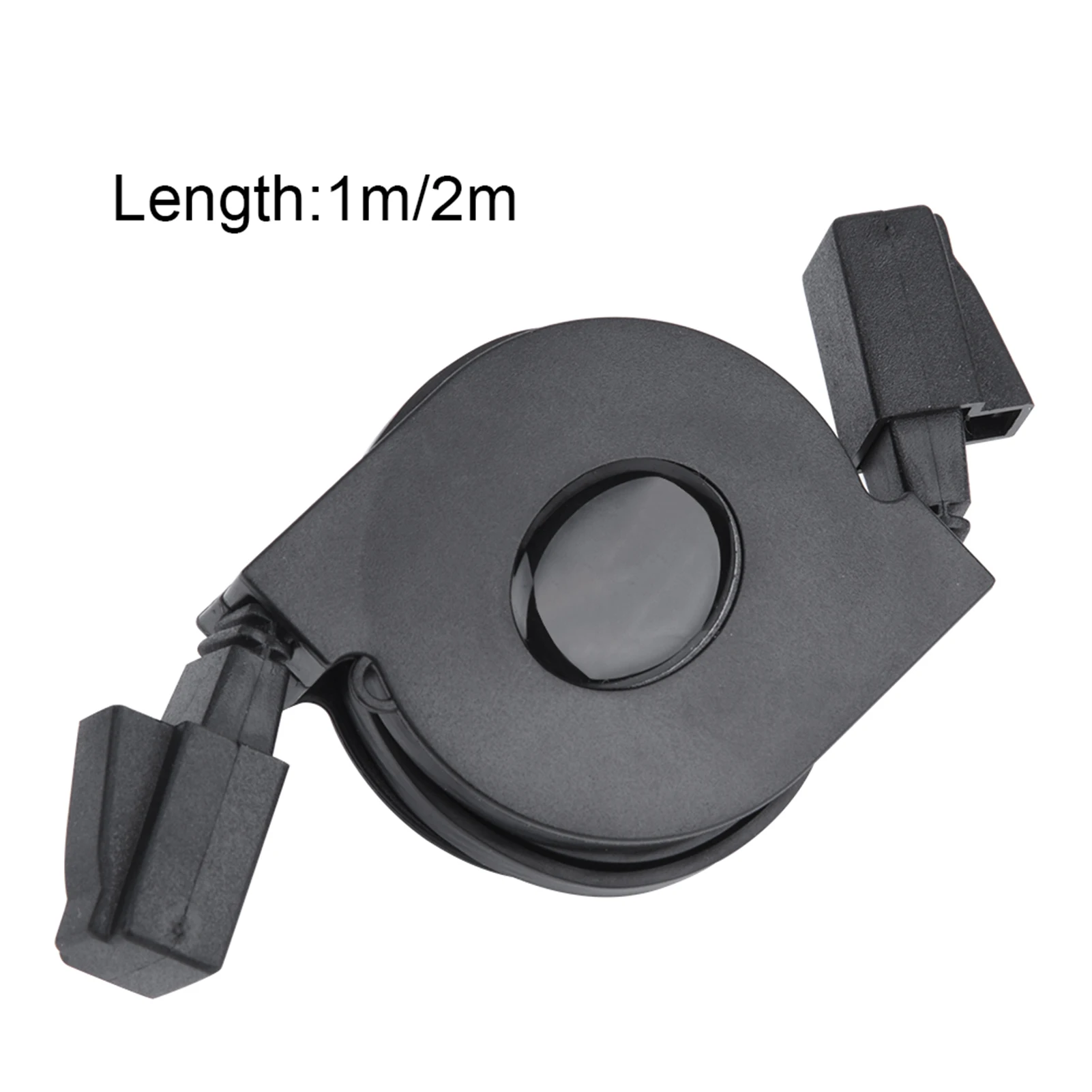 CAT6 RJ45 Network Cable New 1m/2m Adjustable Retractable CAT6 RJ45 Lan Network Cable Cord Black Network Cable RJ45 Lan Cable