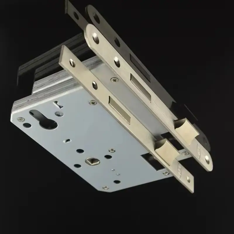 New 1Piece Stainless Steel Fire-proof Door Lock body 6572/7265 Hospital Office Steel Wood Door Lock body 24 Square/Round Head