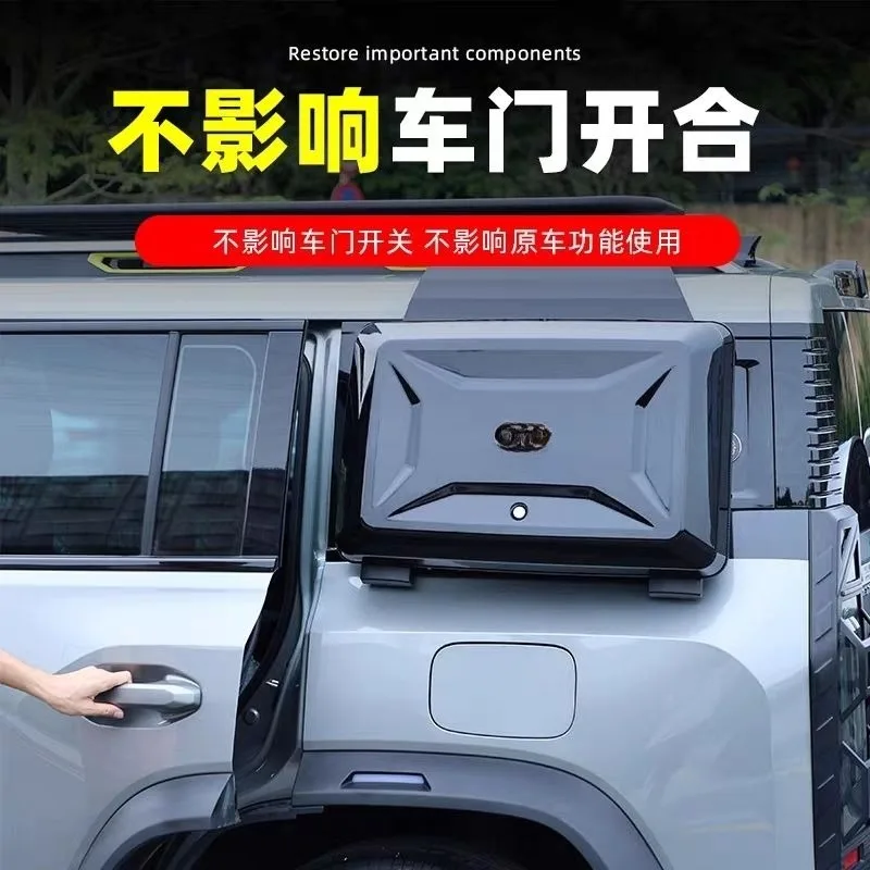 Cocok untuk tas sekolah kecil Jietu Traveler Shanhai T2, kotak peralatan luar, koper samping, kapasitas penyimpanan besar