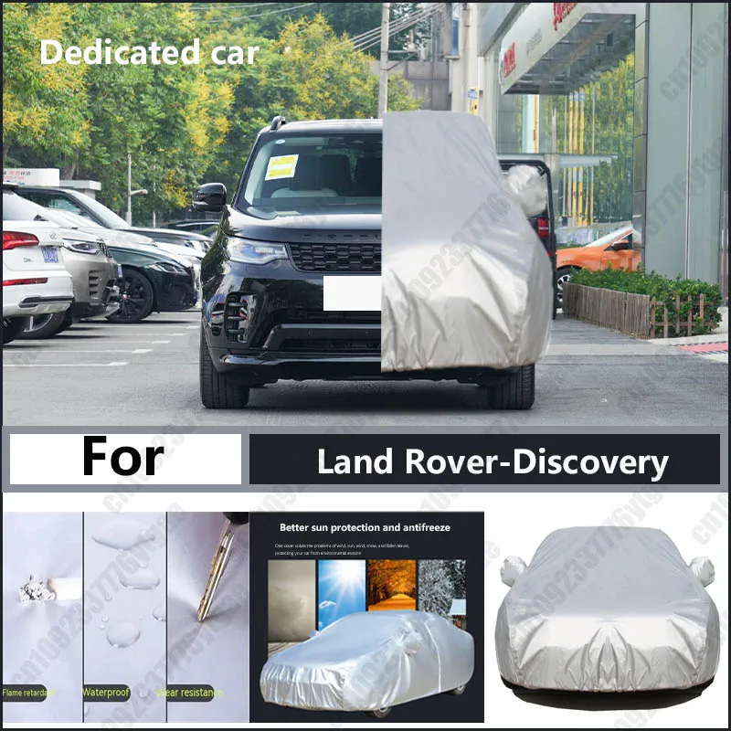 For Land Rover-Discovery Oxford cloth car cover for sun protection, rain resistance, and all season special car dust cover