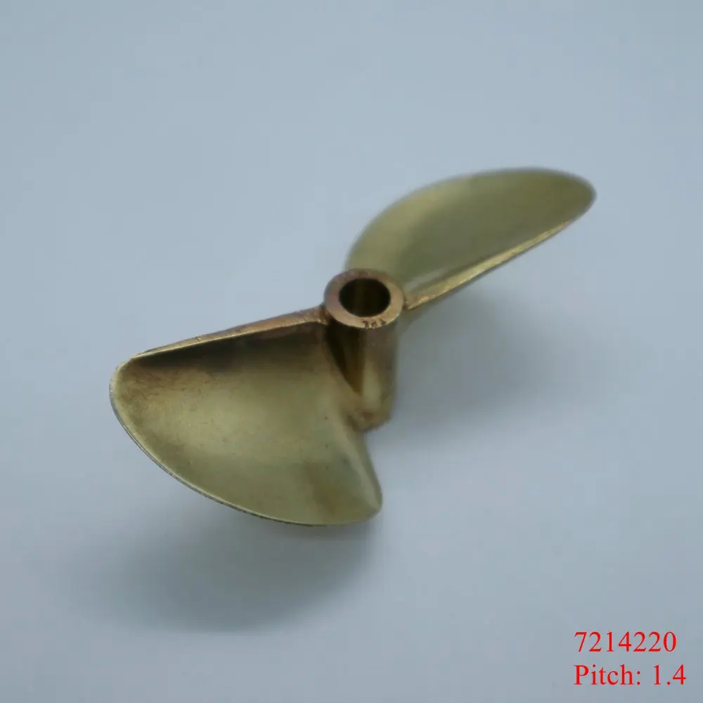 TFL Genuine Parts! 2 Blade Hole Dia 6.35mm*67mm/70mm/72mm  Copper Propeller for RC boat