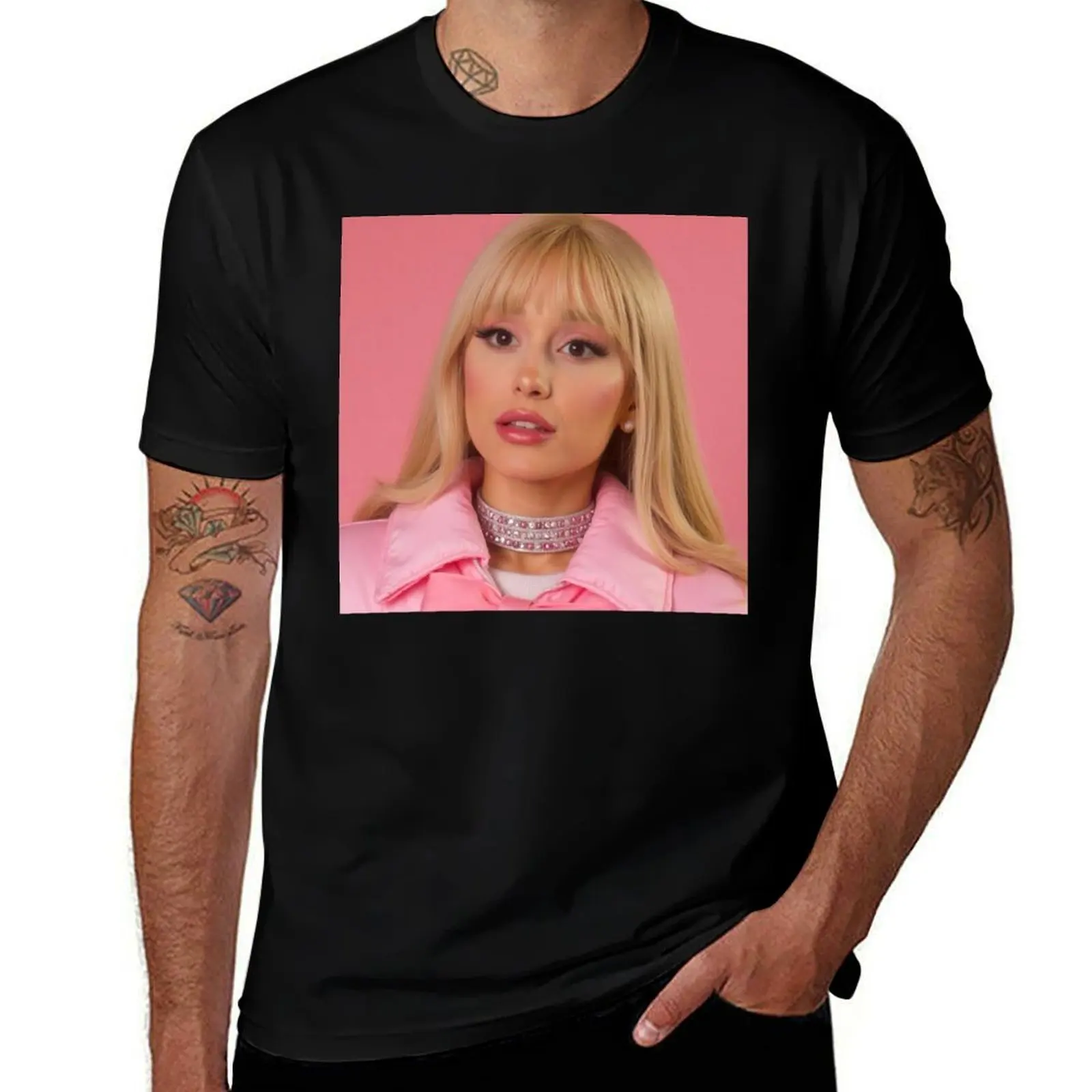 

Diamond ariana T-Shirt Short sleeve tee blacks essential t shirt cotton t shirt men