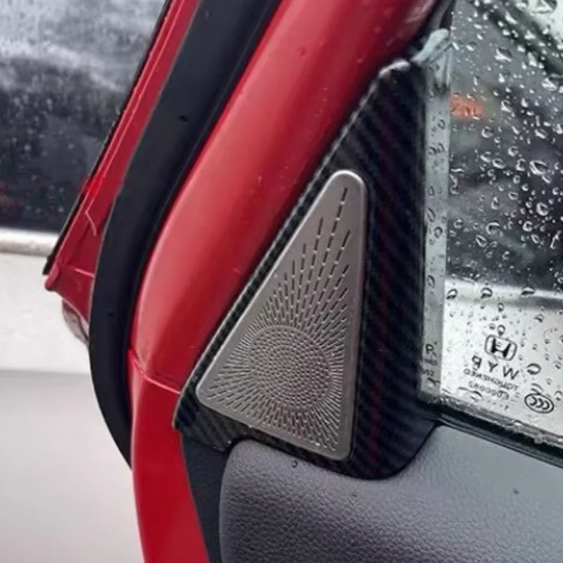 

ABAIWAI для Honda Civic 11-го поколения 2022 2023 2024 ​ Задняя дверь, окно, столб, аудиодинамик, автомобильные 3D-запчасти, украшение интерьера, 2 шт.