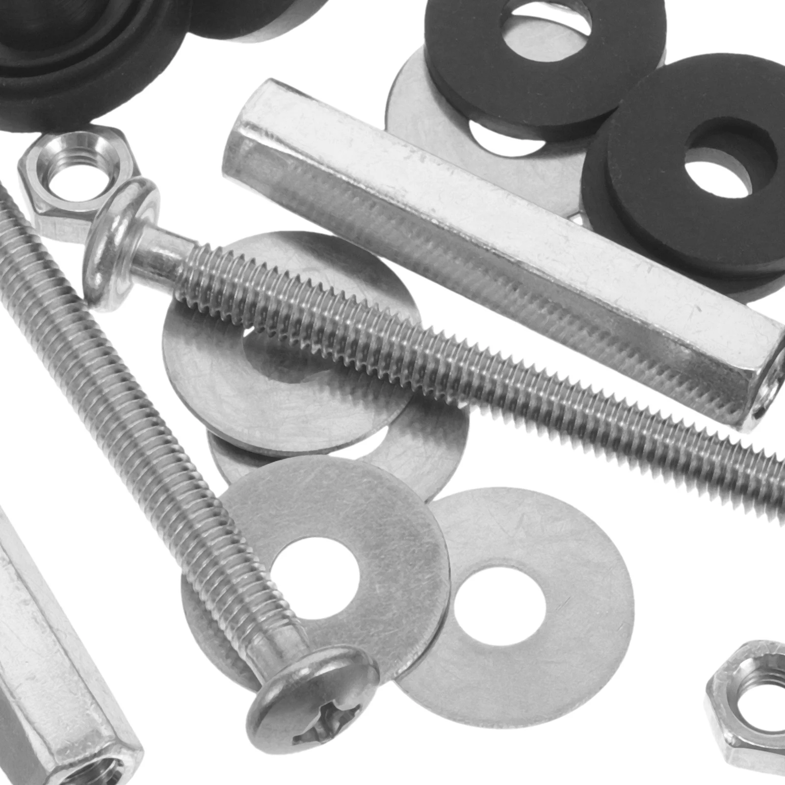 

Toilet Tank Bolts Washers Stainless Steel Durable Fixing Kit For Most Toilet Models Replacement Parts Water Tank Screw