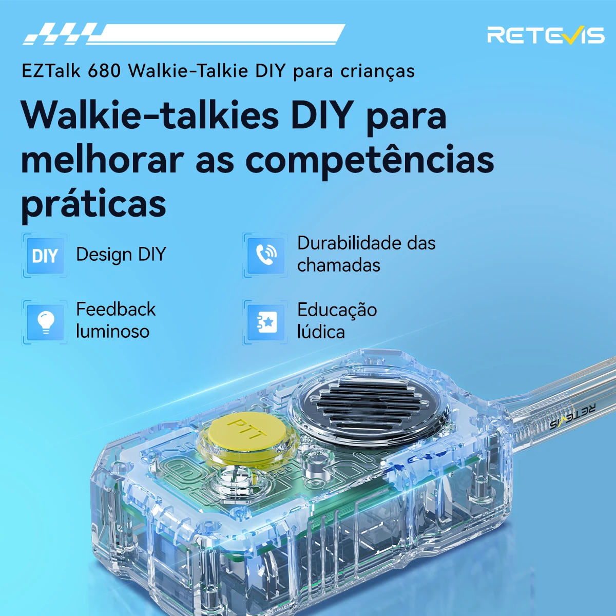 retevis-eztalk-80-diy-キッズウォーキートーキー-透明シェルデザイン-子供用双方向ラジオ-耐久性があり安全なギフト-パーティーやキャンプに