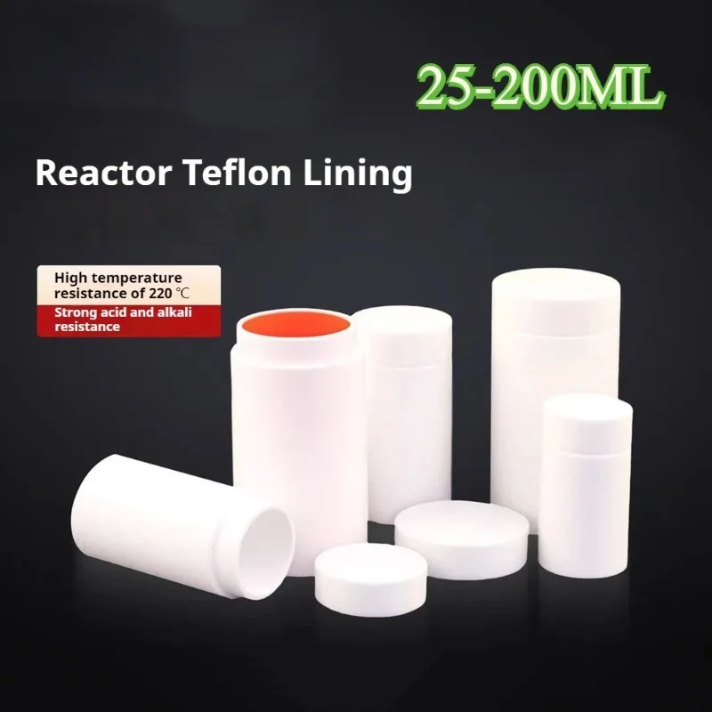 

200℃ Hydrothermal Autoclave Reactor 1Pcs PTFE liner for Autoclave Reactor 25ml 50ml 100ml 150ml 200ml Vessel Kettle