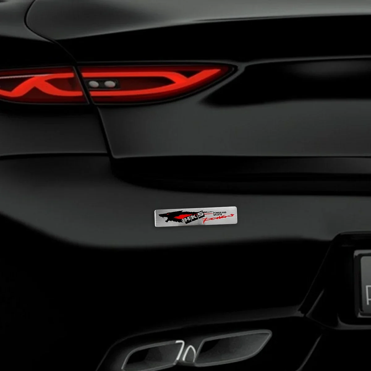 3D Metal Aluminum Alloy Car Styling Emblem Sticker Accessories Power Stereo Modified Auto Decorations Badge Body Decals