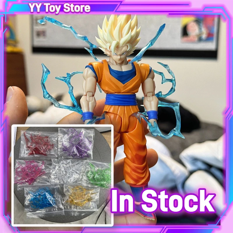 

In Stock Dragon Ball Action FigureLightning Effect Parts Accessories SHF Anime Universal Character Figure Effect Parts Toy Gift