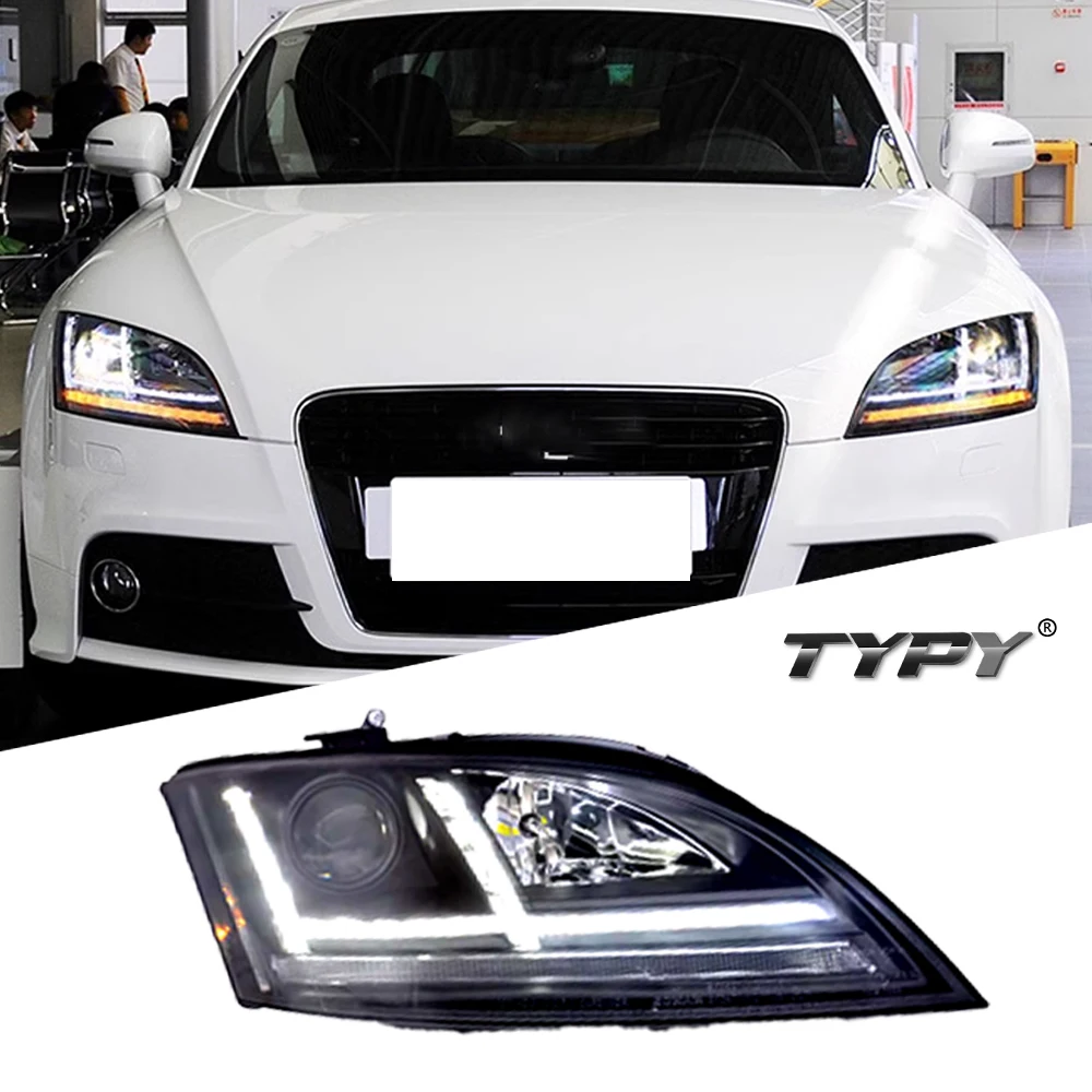 

Car Styling Head Lamp Assembly For Audi TT 2006-2013 Headlights Upgrade Modifide to NEW Audi Dynamic Turn Signal LED Headlight