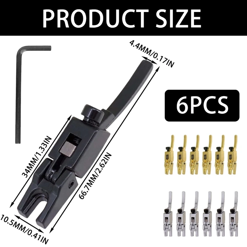 Locked String Saddles for Floyd Rose Tremolo Bridge Guitar Tremolo Bridge Parts