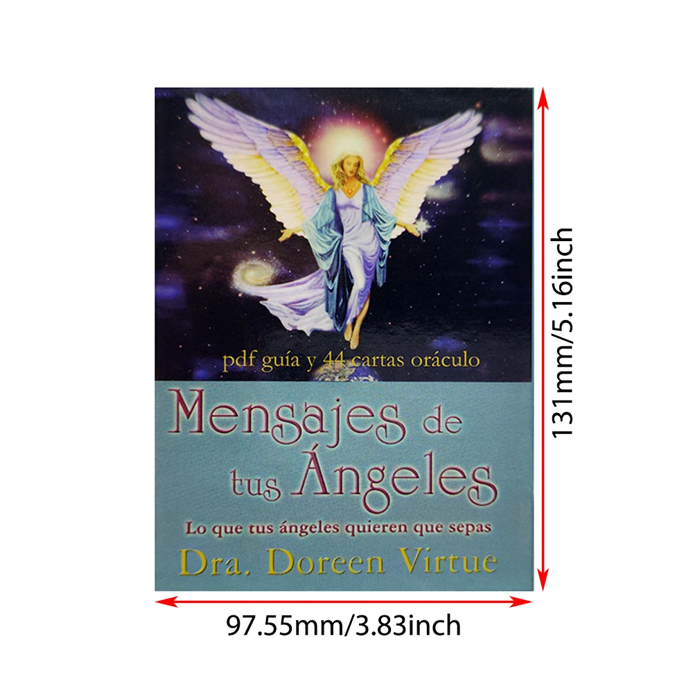 original size High quality Rugged Spanish Deck  Messages from Your Angels: Oracle Cards  A 44-Card Deck