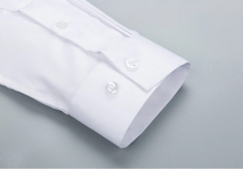 Micro Elasticiteit Bamboevezel Heren Shirt Lange Mouw Geen Ijzer En Rimpel Kantoor Witte Shirts Voor Mannen Lange Mouw 8xl