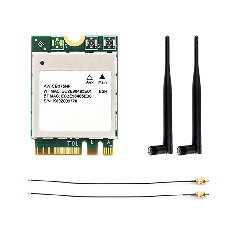 Waveshare Aw-Cb375Nf Dual Band Wireless Network Card 2.4G/5Ghz Dual Band Wifi5 Generation Wireless Module