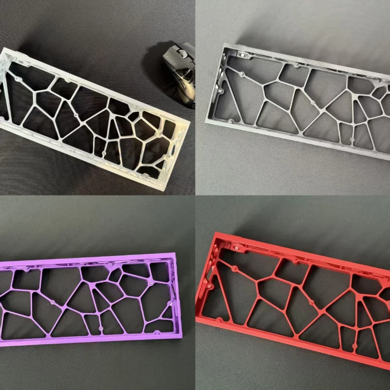 

НОВЫЙ полый корпус клавиатуры Sora V2 Custom Mirror Face Style Holy60 Чехол Gh60 Алюминиевый корпус Wooting 60he Tofu 60 Redux