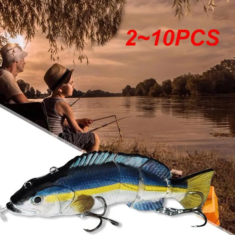 2~10PCS Electronic Bait 100 Brand New Electronic Lure Colorful Luya Bait Bait Fishing Fashion Design Topwater 3d Eyes