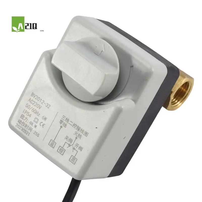 

A21Q-Ac220v 2-ходовой 3-проводной электрический привод шарового клапана с электроприводом и ручным переключателем