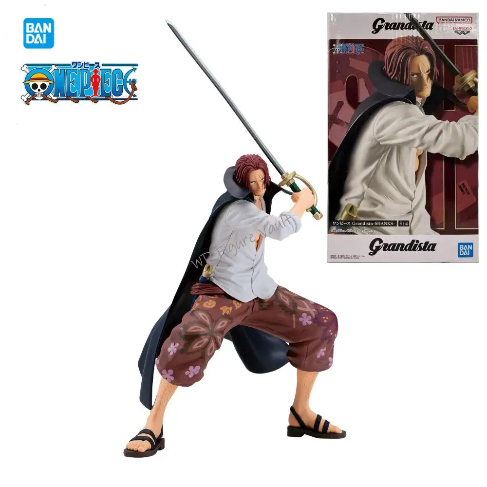 

In stock Officially Bandai BANPRESTO One Piece Grandista SHANKS Giant 22CM PVC Figure Highly Detailed Collectible Model Toy Gift