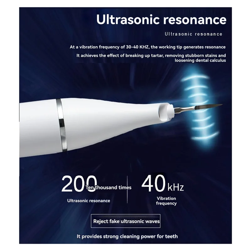 A05G-Ultrasonic Toothbrush Teeth Cleaning And Rinsing For Teeth Tartar Remover Electric A