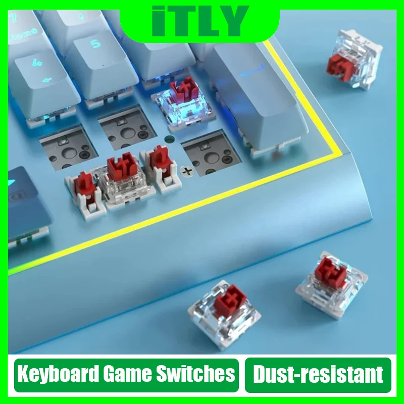 Hot Swap Game Mechanical Keyboard Switches Linear Switch Mechanical Gaming Keyboard Switches Axis Shaft Switch
