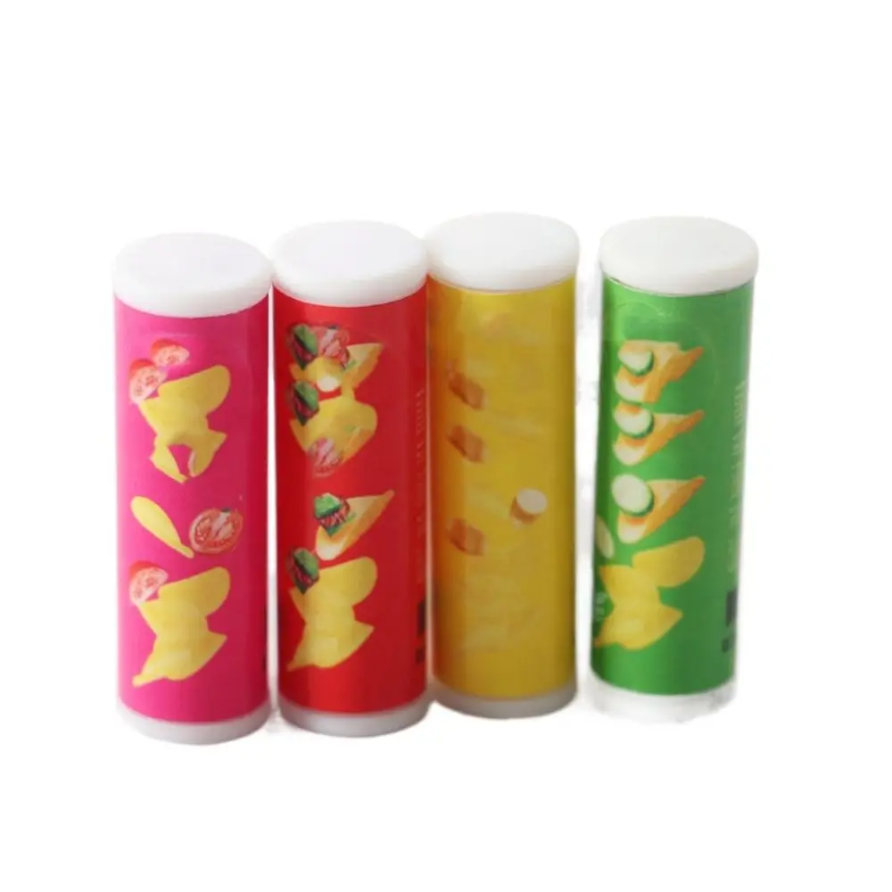 Maison de poupée Miniature 1:12, bouteilles de pommes de terre, modèle en plastique, Simulation délicate, accessoires alimentaires colorés, 4 pièces/ensemble