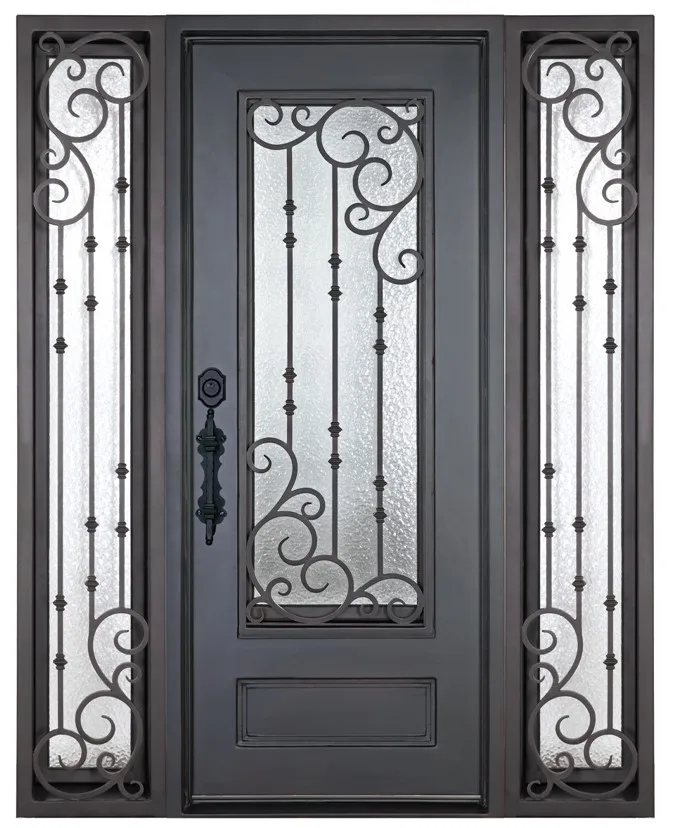 Portes Extérieures en Fer à Prix Raisonnable, Design de Portes Simples