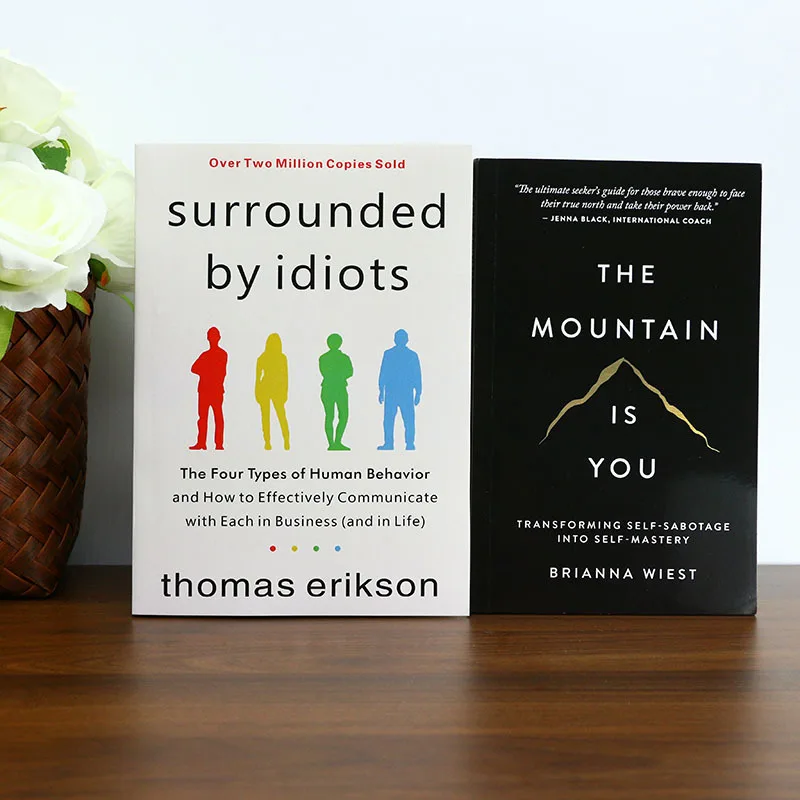 

《Surrounded by Idiots》+《The Mountain Is You》 Perfect for Interpersonal Skill Builders Personal Growth Seekers Can be a gift