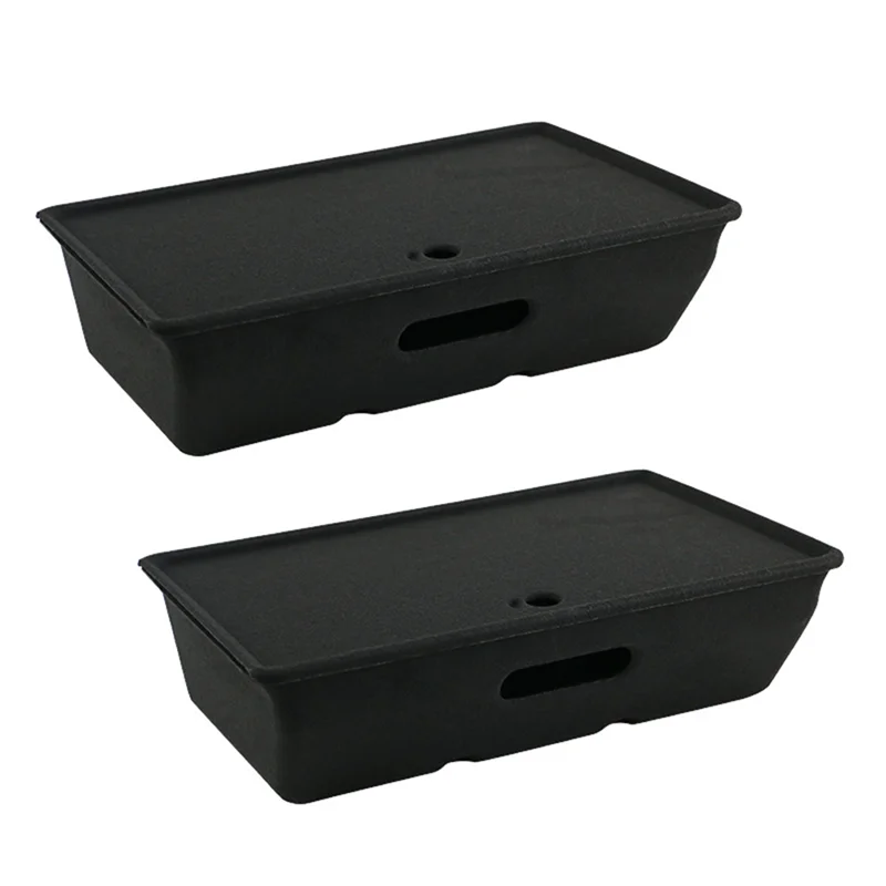 For Model Y 2-Pack Under Seat Felt Organizer Organizer with Lid Accessory