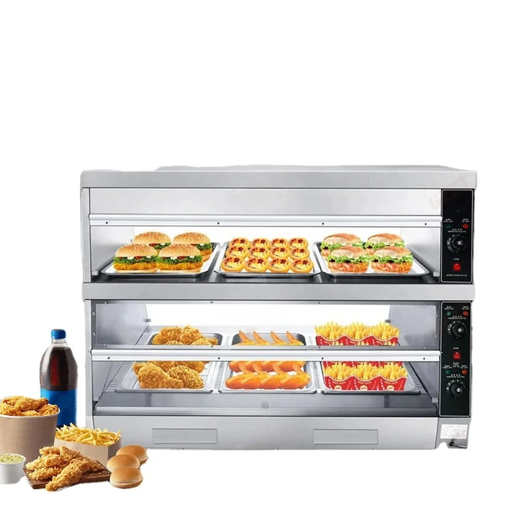 

Прямые продажи с фабрики, ресторан, настольная электрическая стеклянная грелка для еды, витрина, высококачественный электрический шкаф для подогрева еды