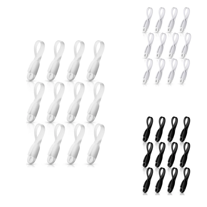 12Pcs Cord Bundlers Cord Organizer For Appliances, Self Adhesive Kitchen Appliance Cord Silicone Cord Holder