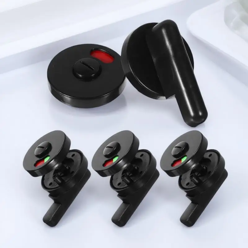 4Pcs Bathroom Plastic Partition Door Lock Rustproof Durable Indicator Toilet Shower Cubicle Public Toilet Accessory
