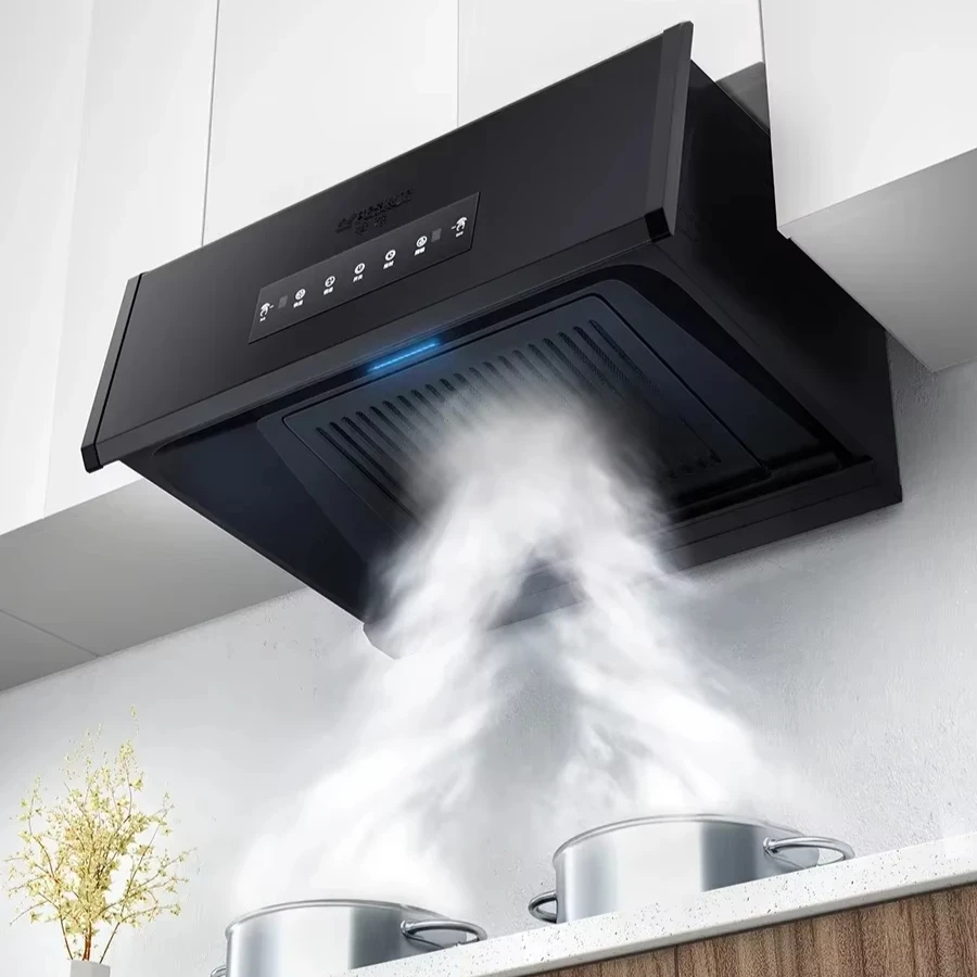 Large Suction Range Hood - Small Old-Fashioned, For Kitchen Rental House & Household, Top Suction, Old-Fashioned Exhaust