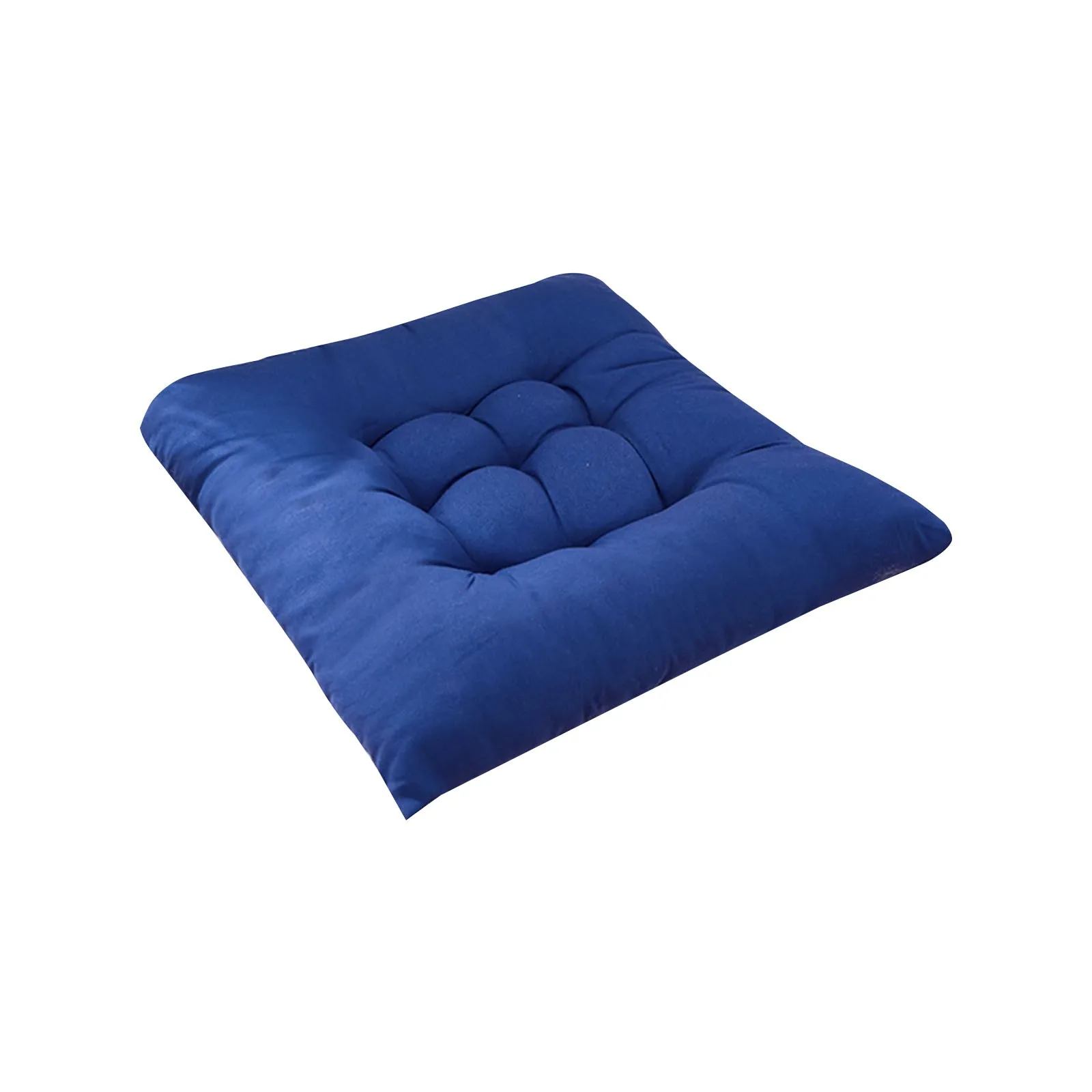 Cojín redondo de algodón para silla de 40x40CM, almohadilla acolchada suave para oficina, hogar o coche, cojines decorativos para sofá almof, 1 unidad