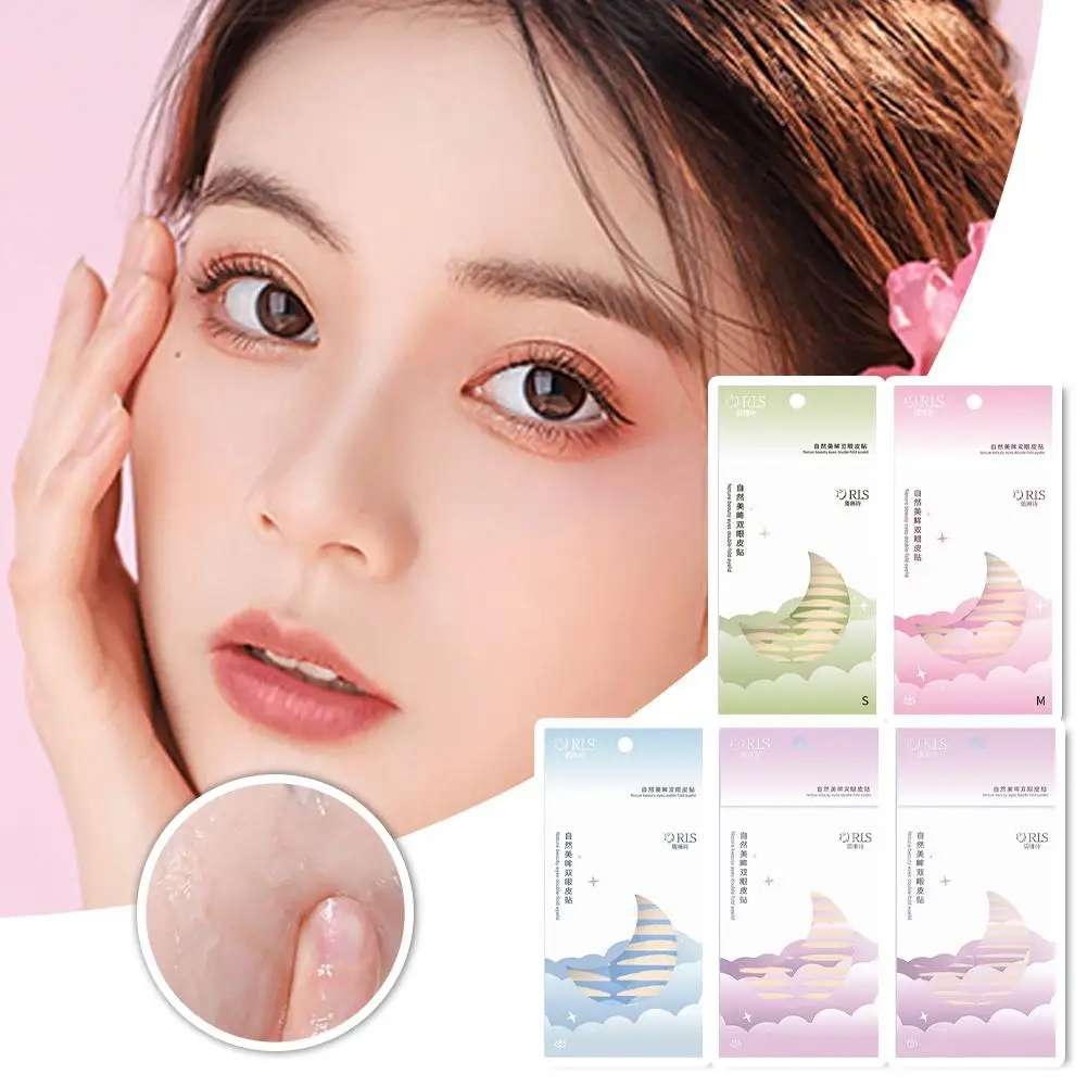 1 pack Invisible Double Eyelid Sticker Natural Mesh-Lace Stripe Glue-free Natural Makeup Self-adhesive Tool Eyelid Tape Q1Z0