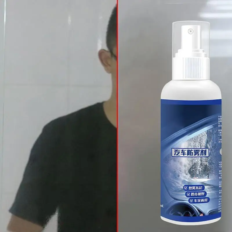 Spray antivaho instantáneo para SUV, agente de recubrimiento antivaho para parabrisas automotriz, previene la empañamiento, agente antiniebla para el hogar