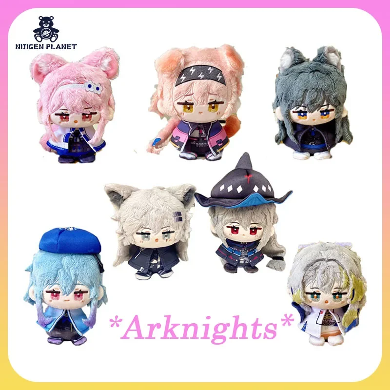 

Arknights Plush Figure Model Toys 12cm Stuffed Texas Mon3tr Lappland Cotton Pendant Anime Game Cosplay Holidays Birthdays Gifts