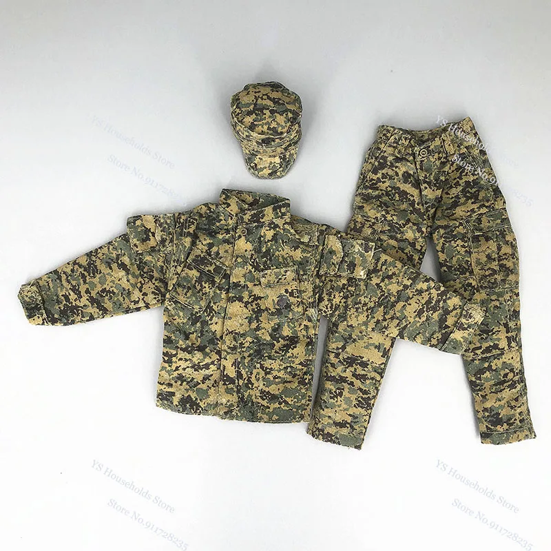 Multi-Stijlen 1/6 Man Soldaat Militaire Camouflage Combat Jas Broek Hoed Polshorloge Decoratie Accessoire Fit 12 "Actie Figuur