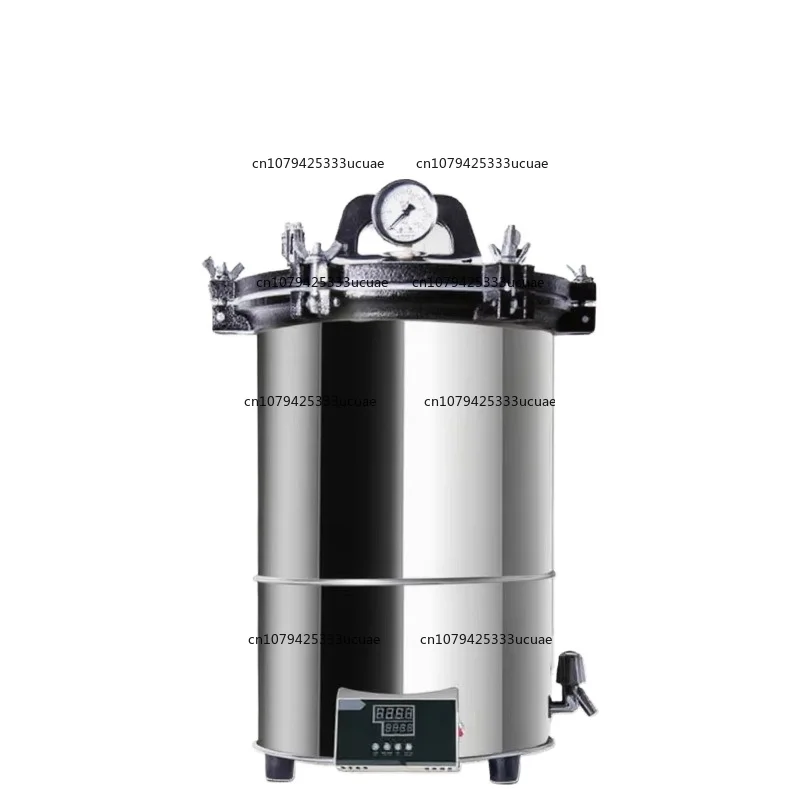 Portable High-Pressure Sterilizer Laboratory Disinfection Food Canning Vertical Sterilizer Steam Surround Autoclave